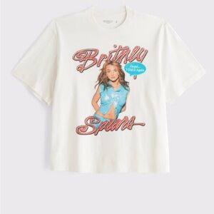 Abercrombie & Fitch Britney Spears Graphic Tee - White